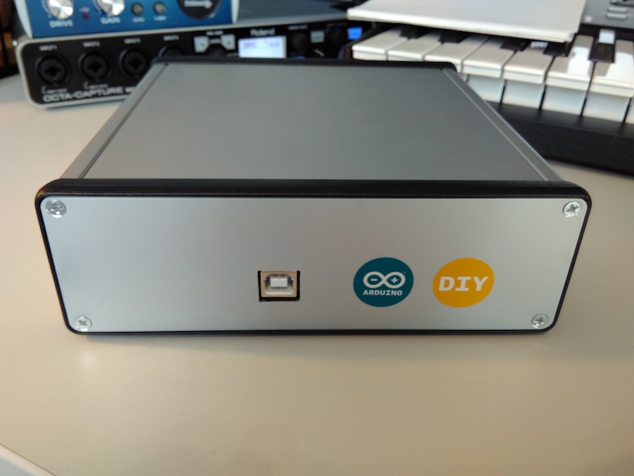 The back, with the USB port.